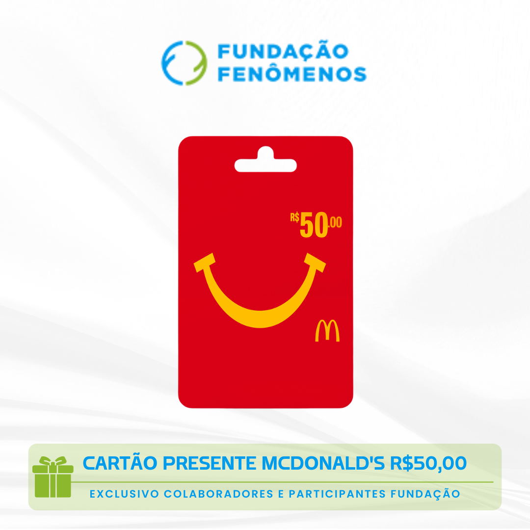 GIFT CARD VIRTUAL  MCDONALD'S R$50