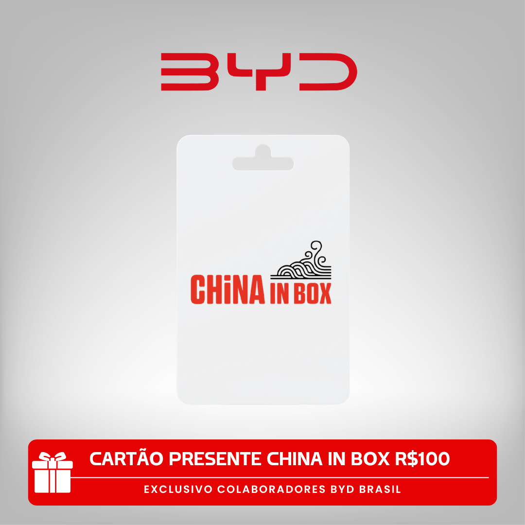 GIFT CARD VIRTUAL CHINA IN BOX R$100