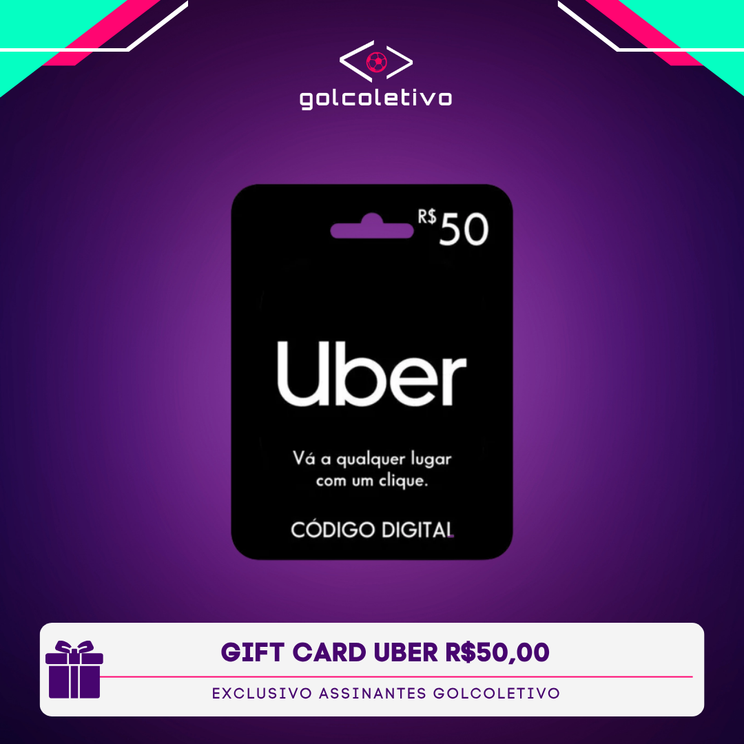 GIFT CARD VIRTUAL UBER R$50