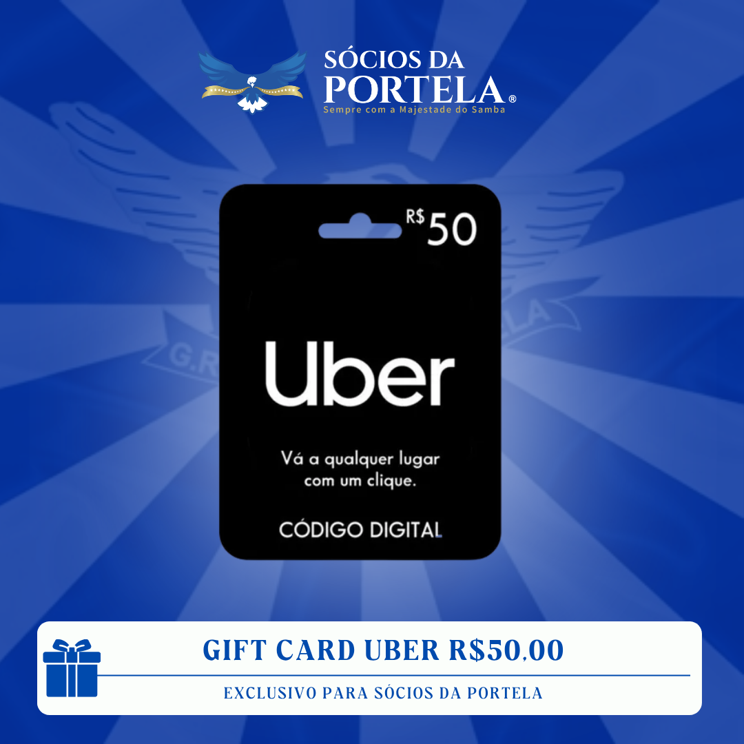 GIFT CARD VIRTUAL UBER R$50